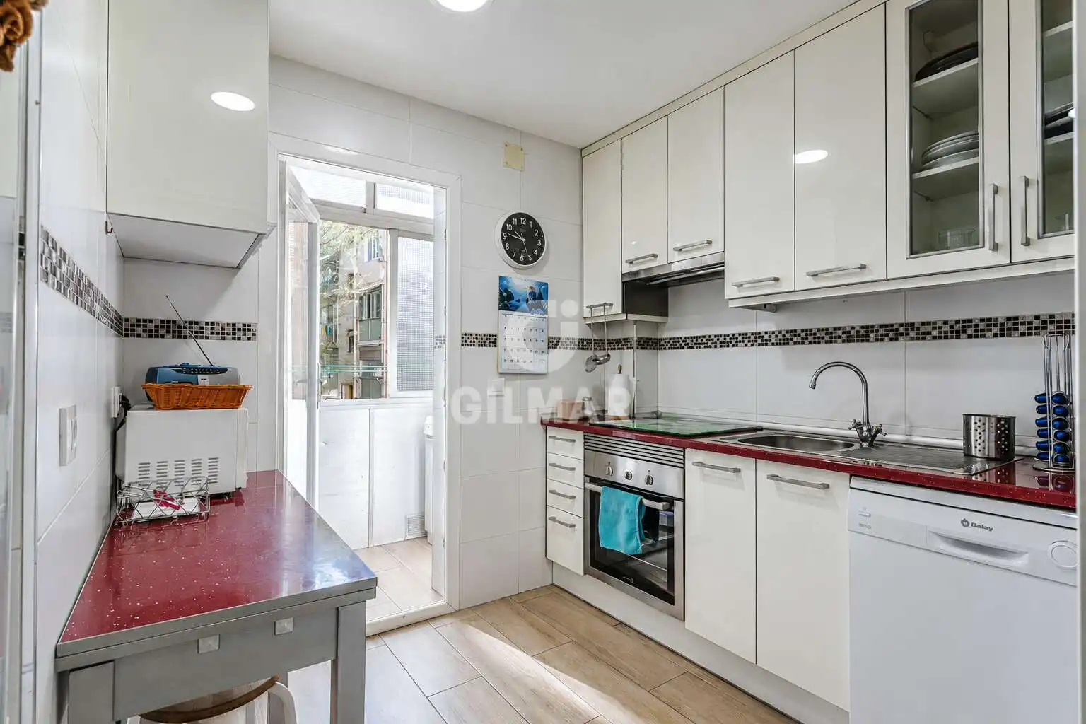 Kitchen of Flat for sale in Madrid  with Heating and Private garden