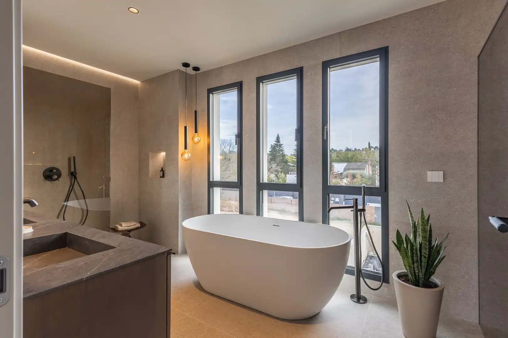 Bathroom of Houses for sale in Sant Cugat del Vallès  with Air Conditioner, Heating and Private garden