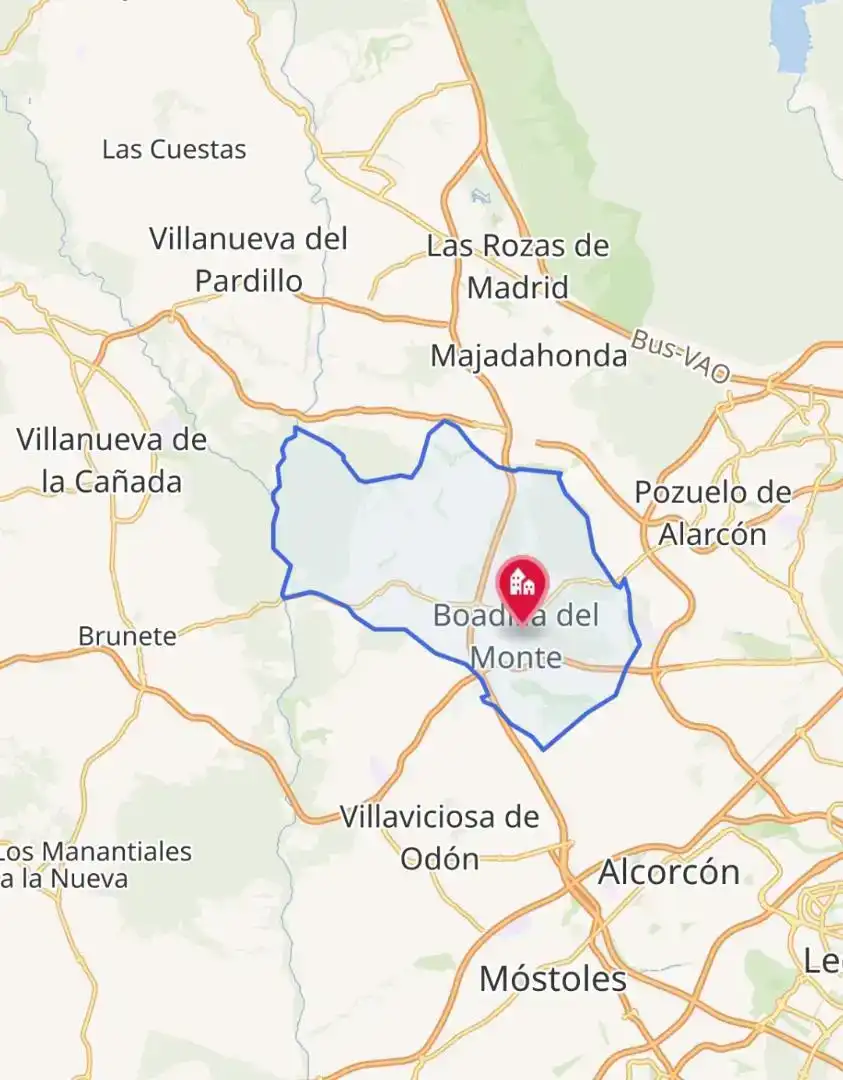 Vista exterior de Casa o xalet en venda en Boadilla del Monte amb Aire condicionat, Jardí privat i Traster