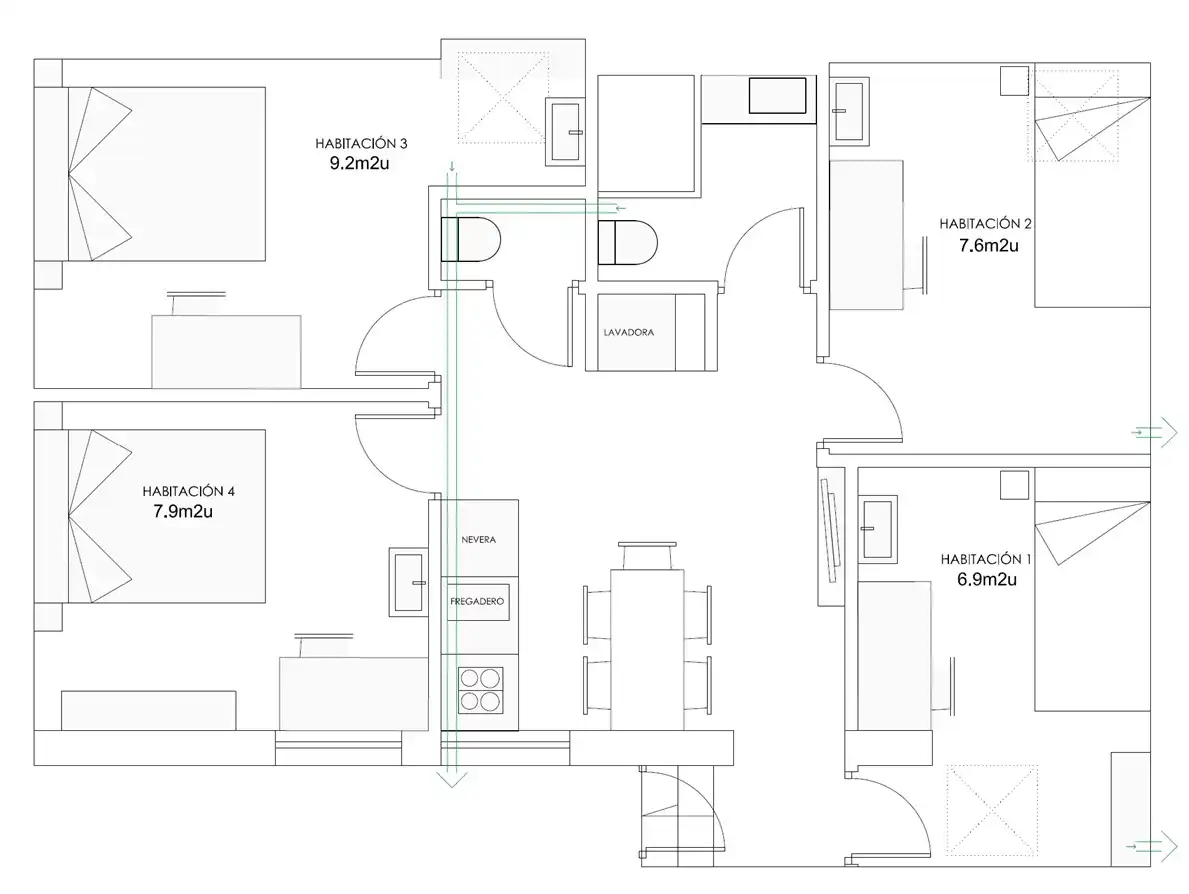 Habitación en Calle San Pedro, 10, Casco Antiguo
