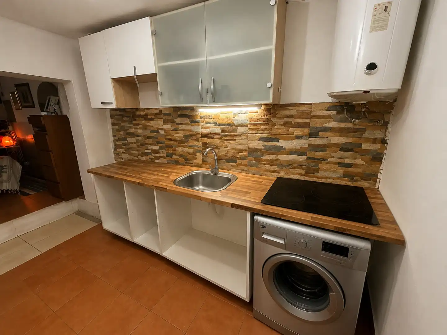 Cuina de Pis en venda en Santa Coloma de Gramenet amb Terrassa
