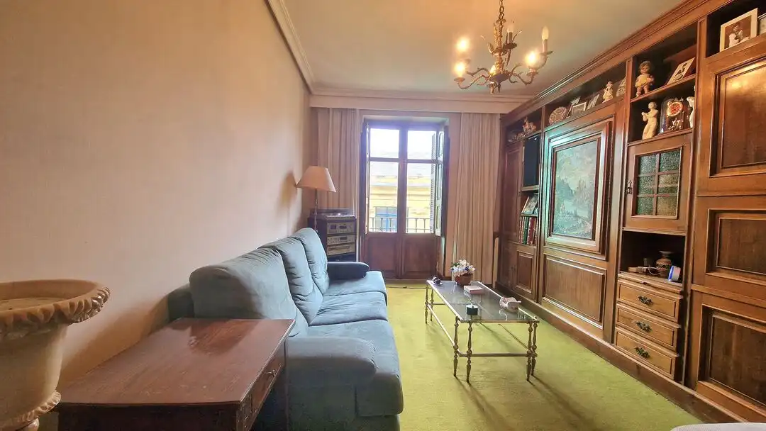 Sala de estar de Piso en venta en Donostia - San Sebastián  con Calefacción y Balcón
