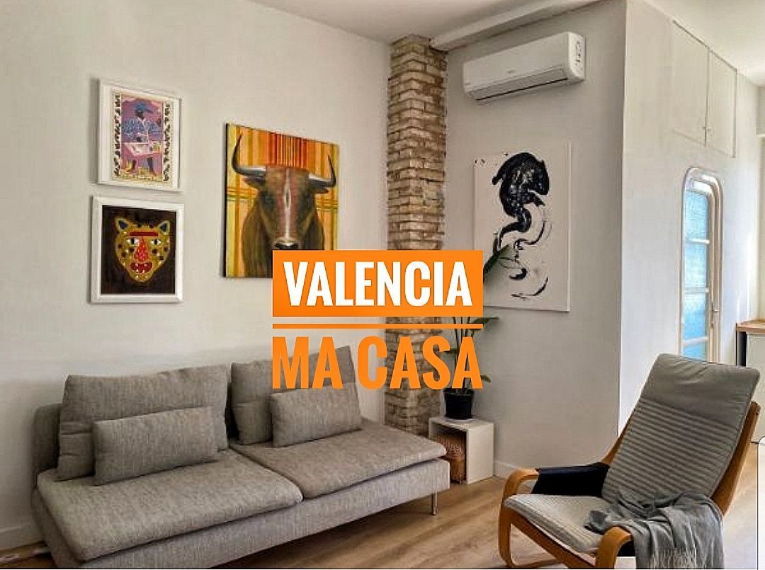 Vista exterior de Piso de alquiler en  Valencia Capital con Aire acondicionado, Calefacción y Amueblado