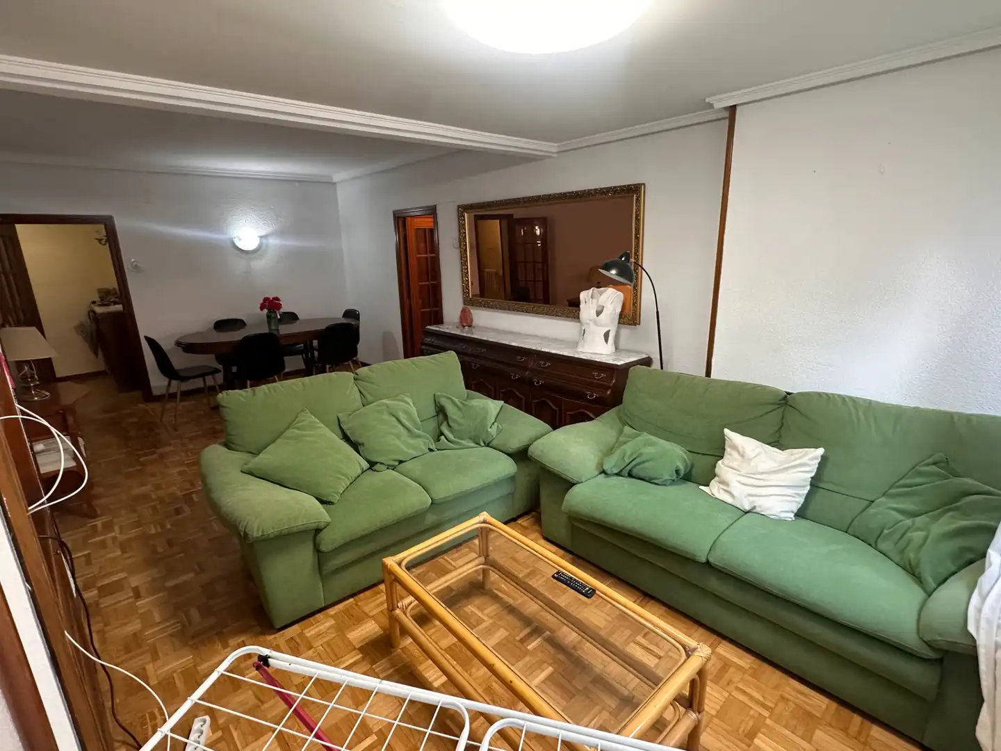 Living room of Flat for rent in Cuenca  with Heating, Furnished and Oven