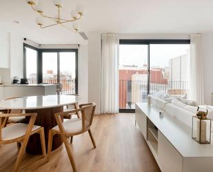 Living room of Attic to rent in  Barcelona Capital  with Air Conditioner, Heating and Terrace