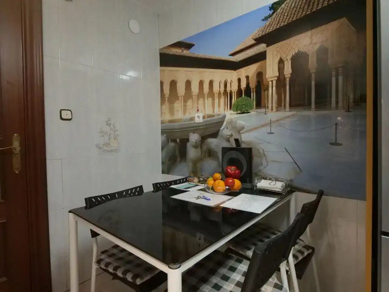 Esszimmer von Wohnung zur Miete in  Granada Capital mit Klimaanlage und Balkon
