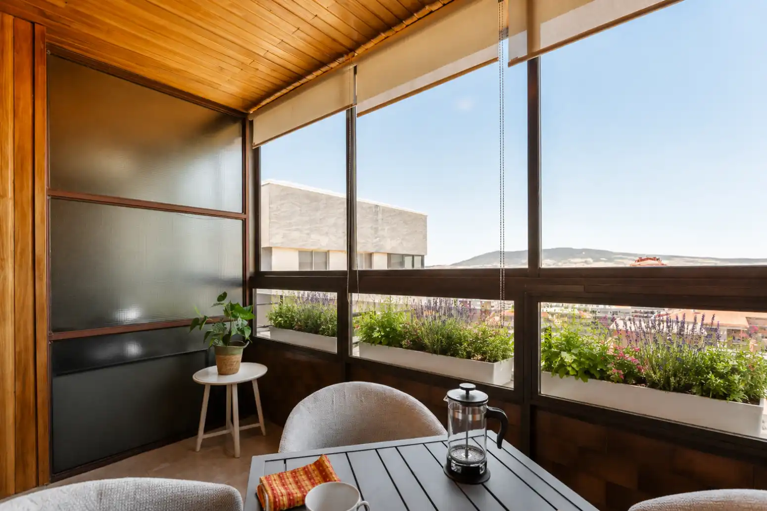 Terraza de Ático en venta en  Pamplona / Iruña con Parquet y Terraza