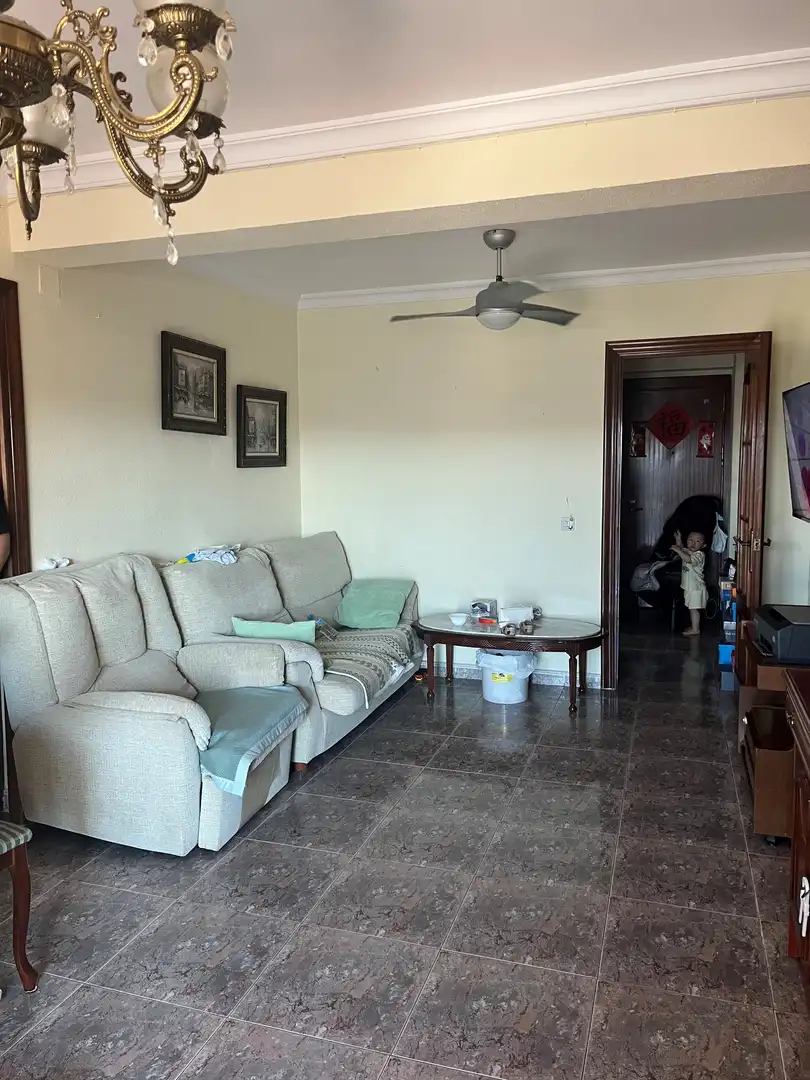 Sala de estar de Piso en venta en Málaga