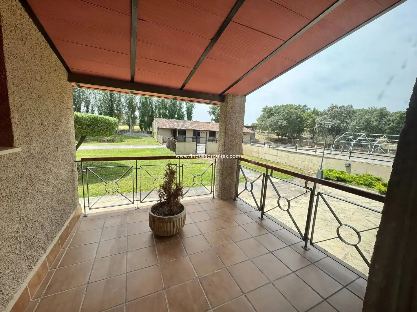 Terrassa de Casa o xalet en venda en Binéfar amb Aire condicionat, Calefacció i Jardí privat