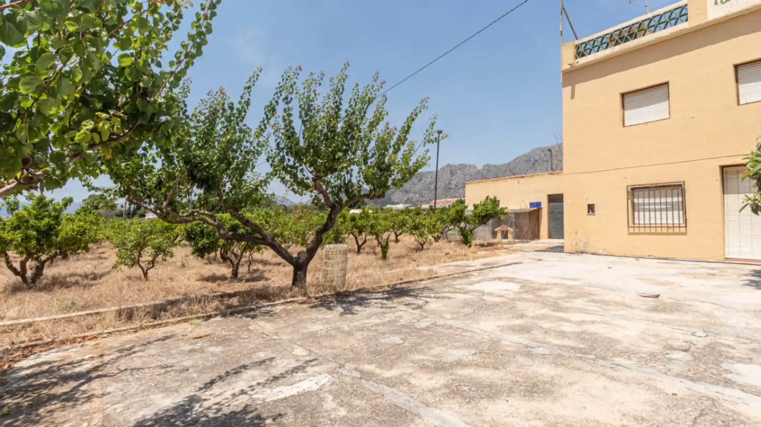 Vista exterior de Finca rústica en venda en Beniarbeig amb Jardí privat, Terrassa i Traster
