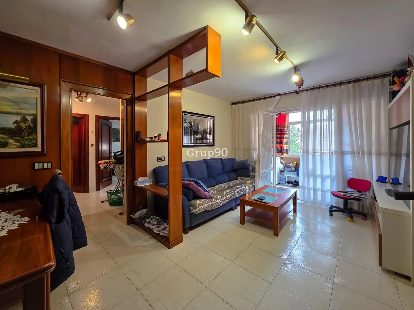 Sala de estar de Piso en venta en  Lleida Capital con Calefacción, Amueblado y Balcón