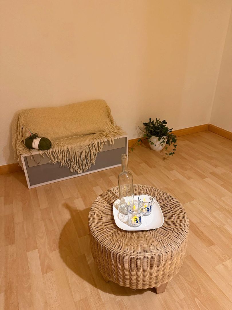 Living room of Flat for sale in El Prat de Llobregat  with Heating, Parquet flooring and Oven