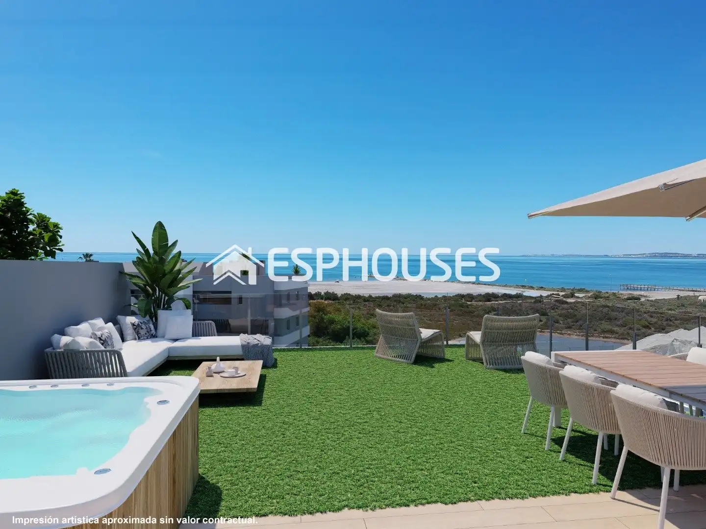 Penthouse mit Terrasse zum Verkauf in Santa Pola ciudad