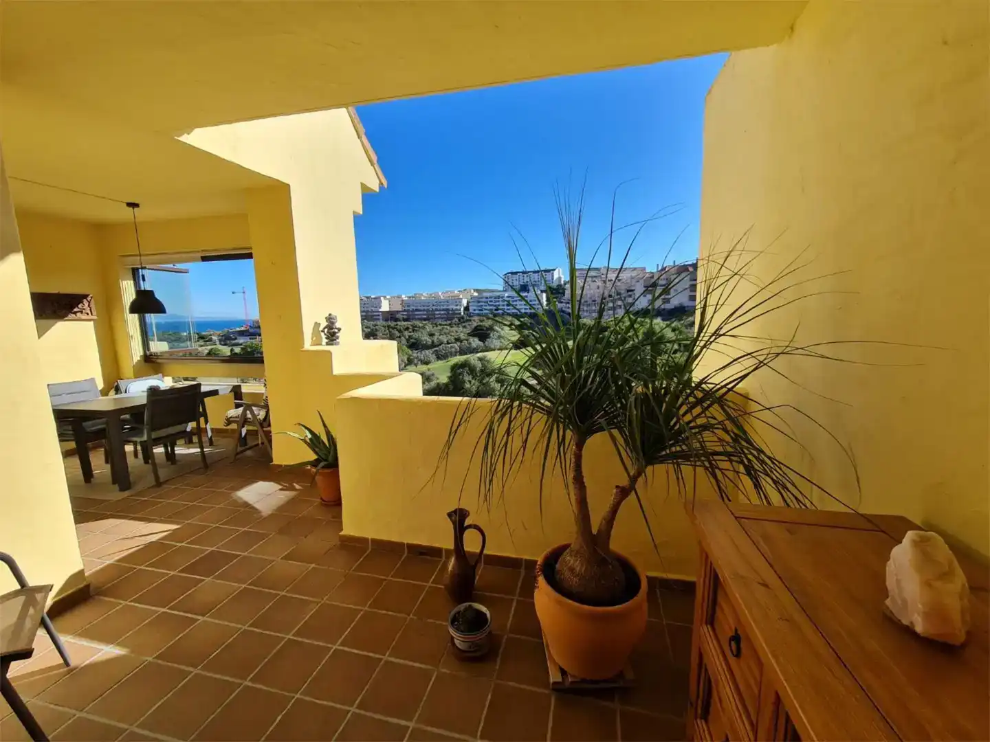 Exterior view of Flat for sale in Manilva  with Air Conditioner and Swimming Pool