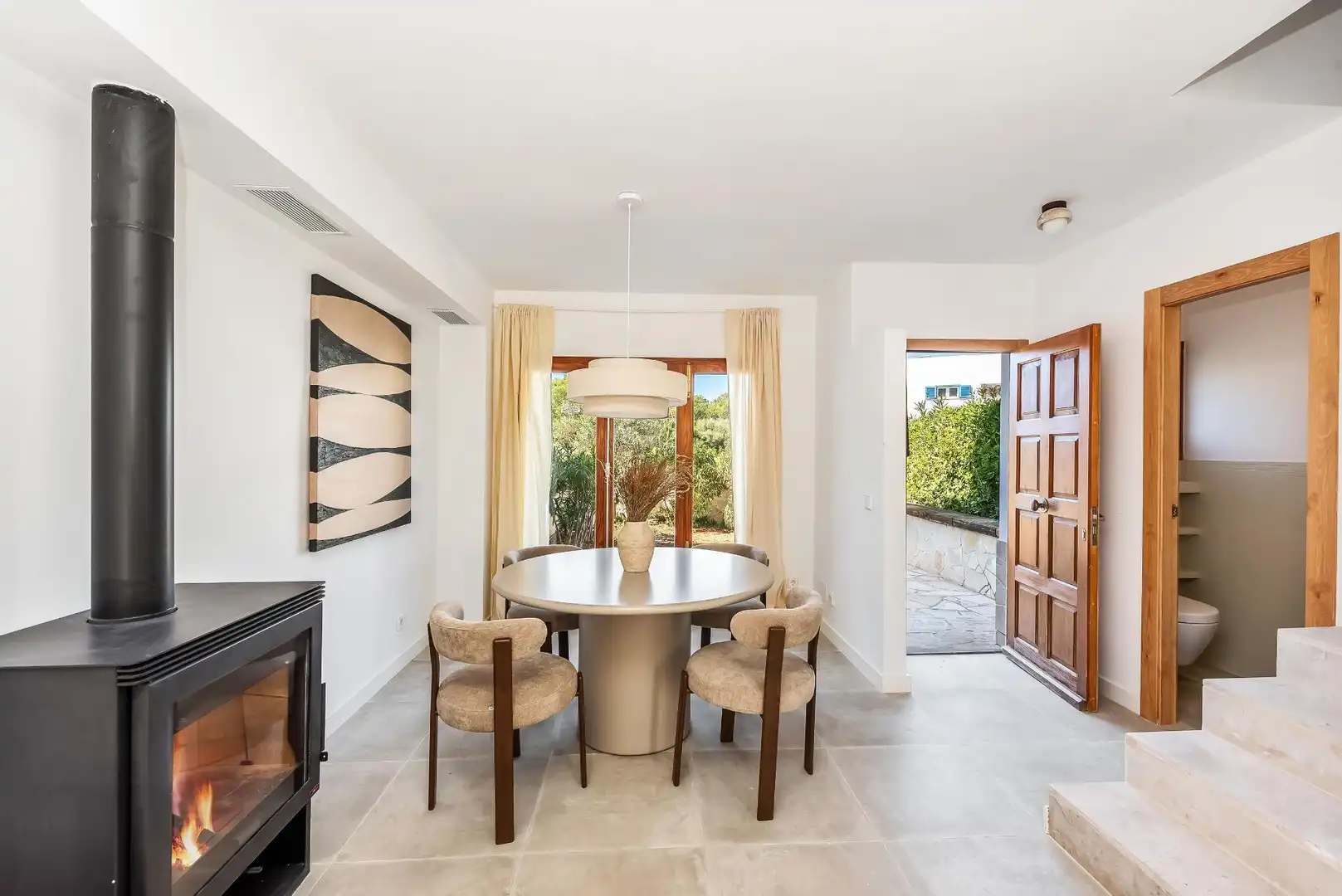 Dining room of Detached homes for sale in Artà  with Air Conditioner, Heating and Private garden
