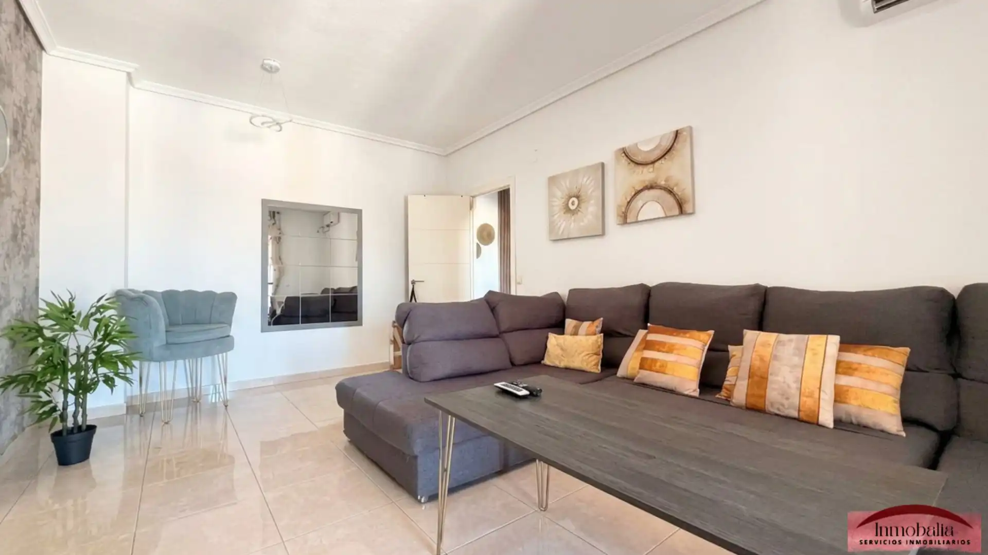 Sala de estar de Piso en venta en Sevilla con Aire acondicionado y Terraza