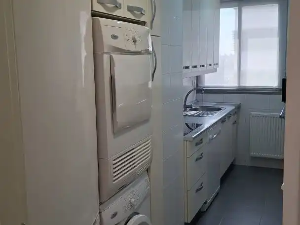 Kitchen of Flat for sale in  Madrid Capital  with Air Conditioner