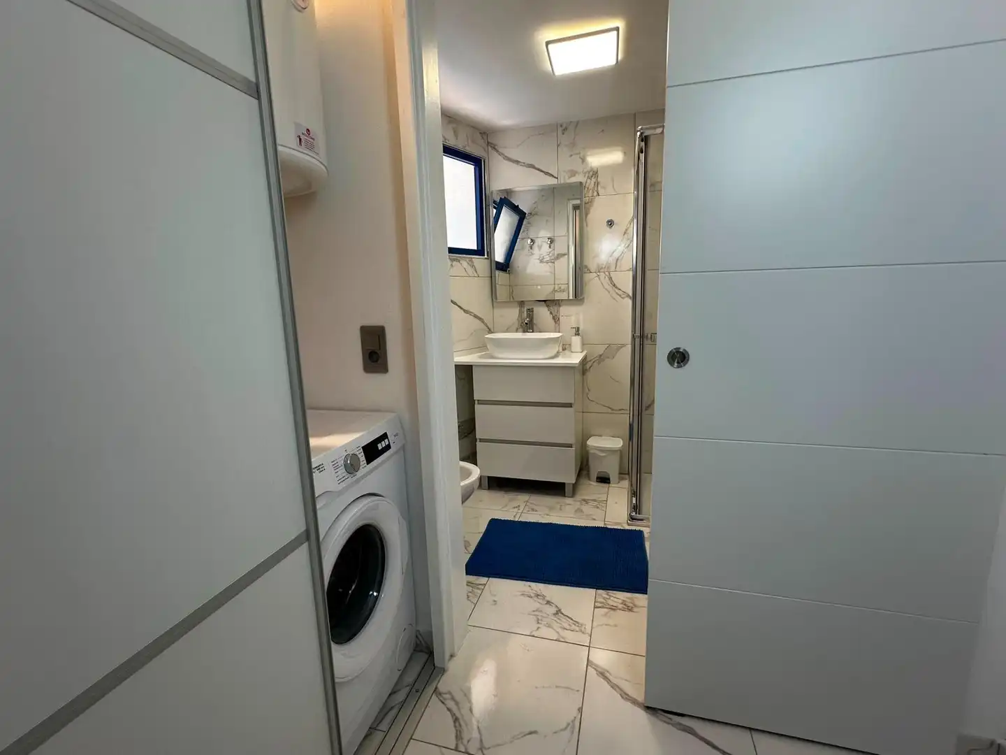 Baño de Apartamento de alquiler en Mogán con Amueblado, Balcón y Piscina comunitaria