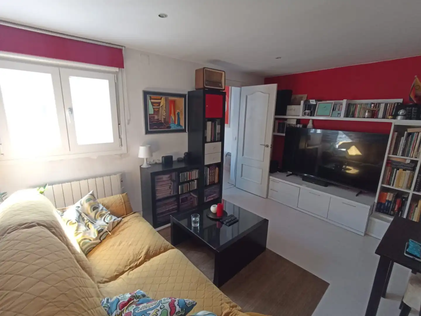 Sala de estar de Apartamento en venta en Madrid con Calefacción y Amueblado