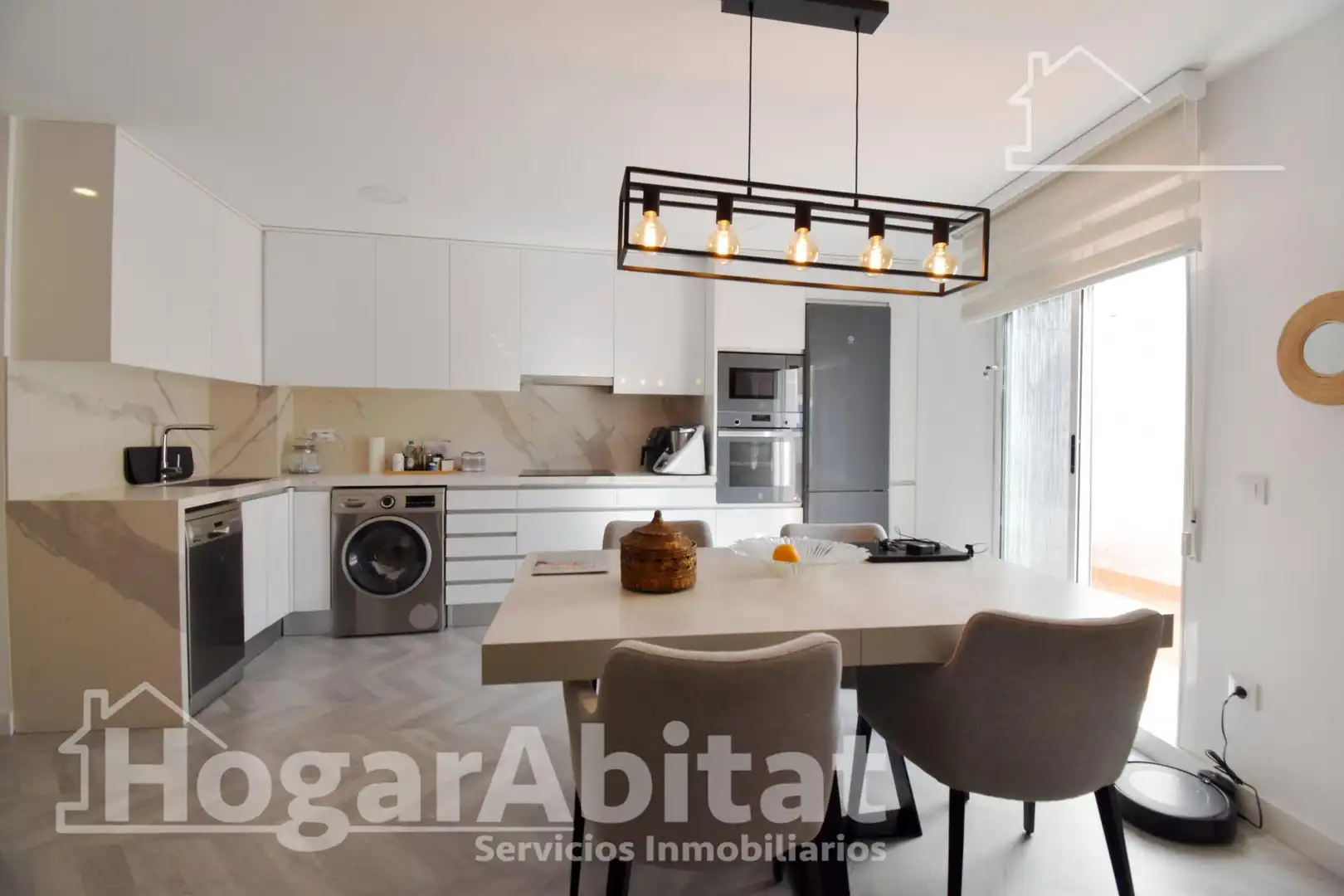 Kitchen of Flat for sale in Oliva  with Air Conditioner, Heating and Terrace