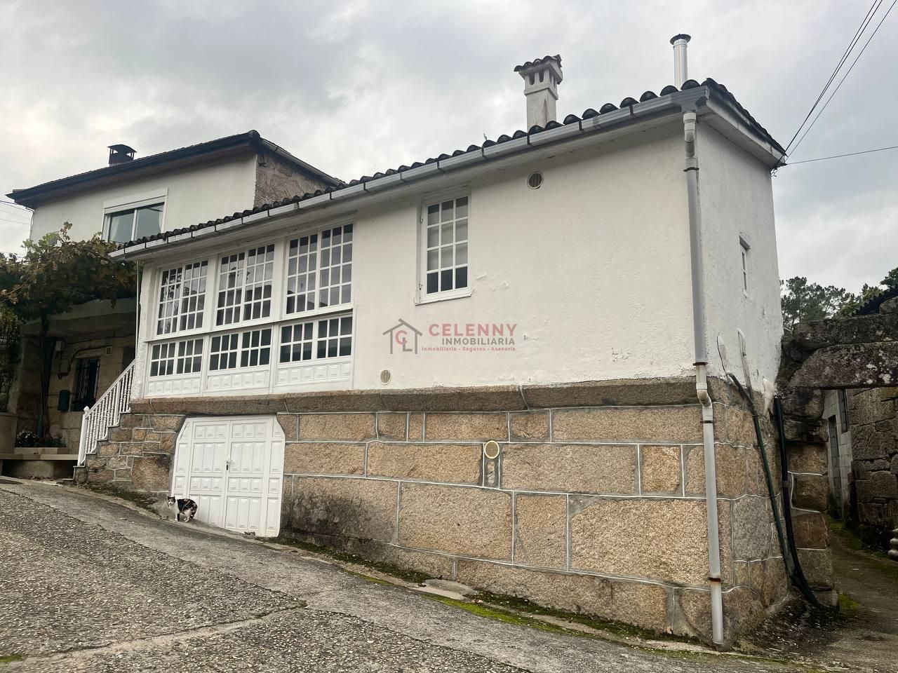 Exterior view of Single-family semi-detached for sale in San Cristovo de Cea  with Heating, Terrace and Storage room