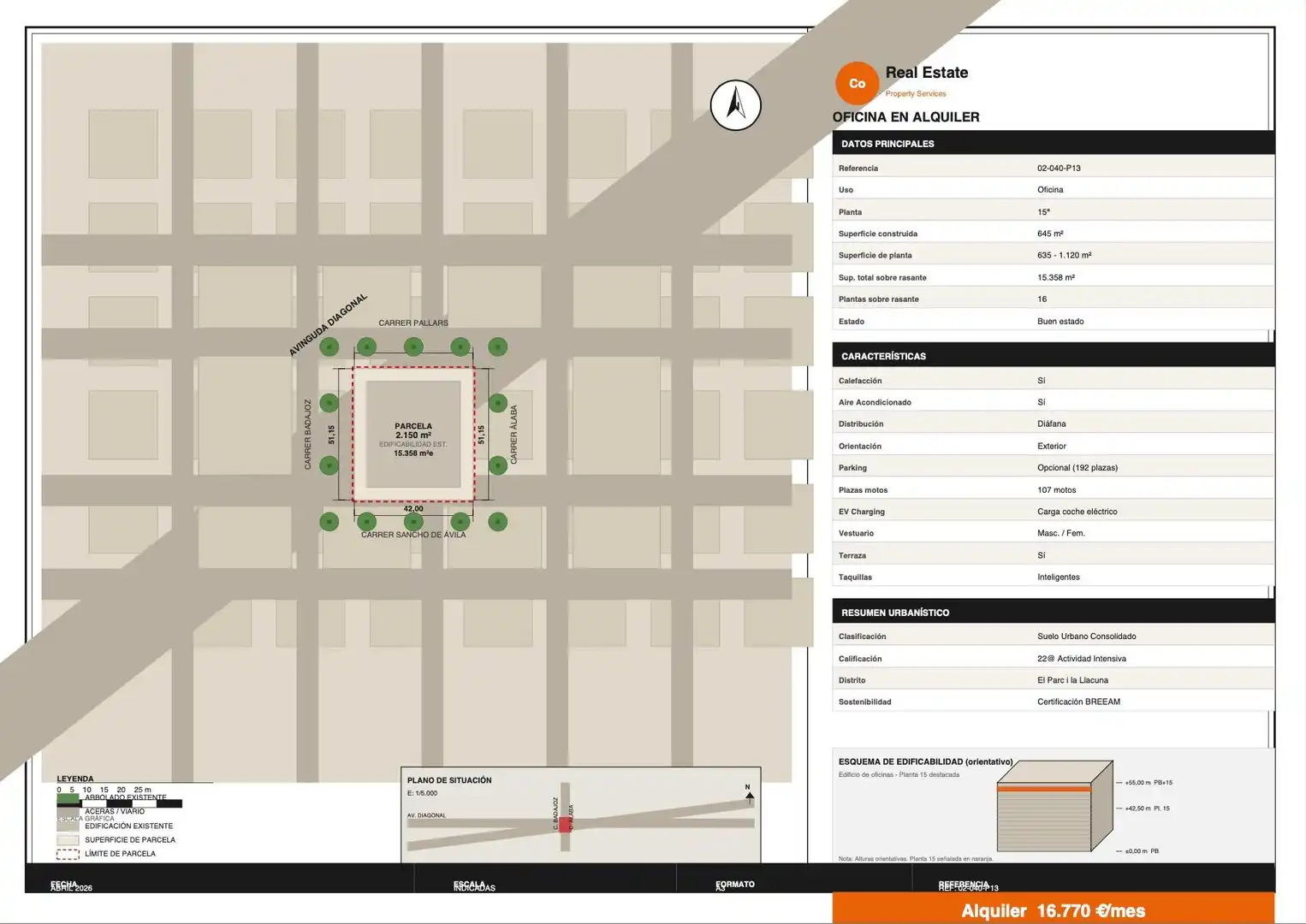 Oficina de lloguer a Avenida Diagonal, El Parc i la Llacuna del Poblenou