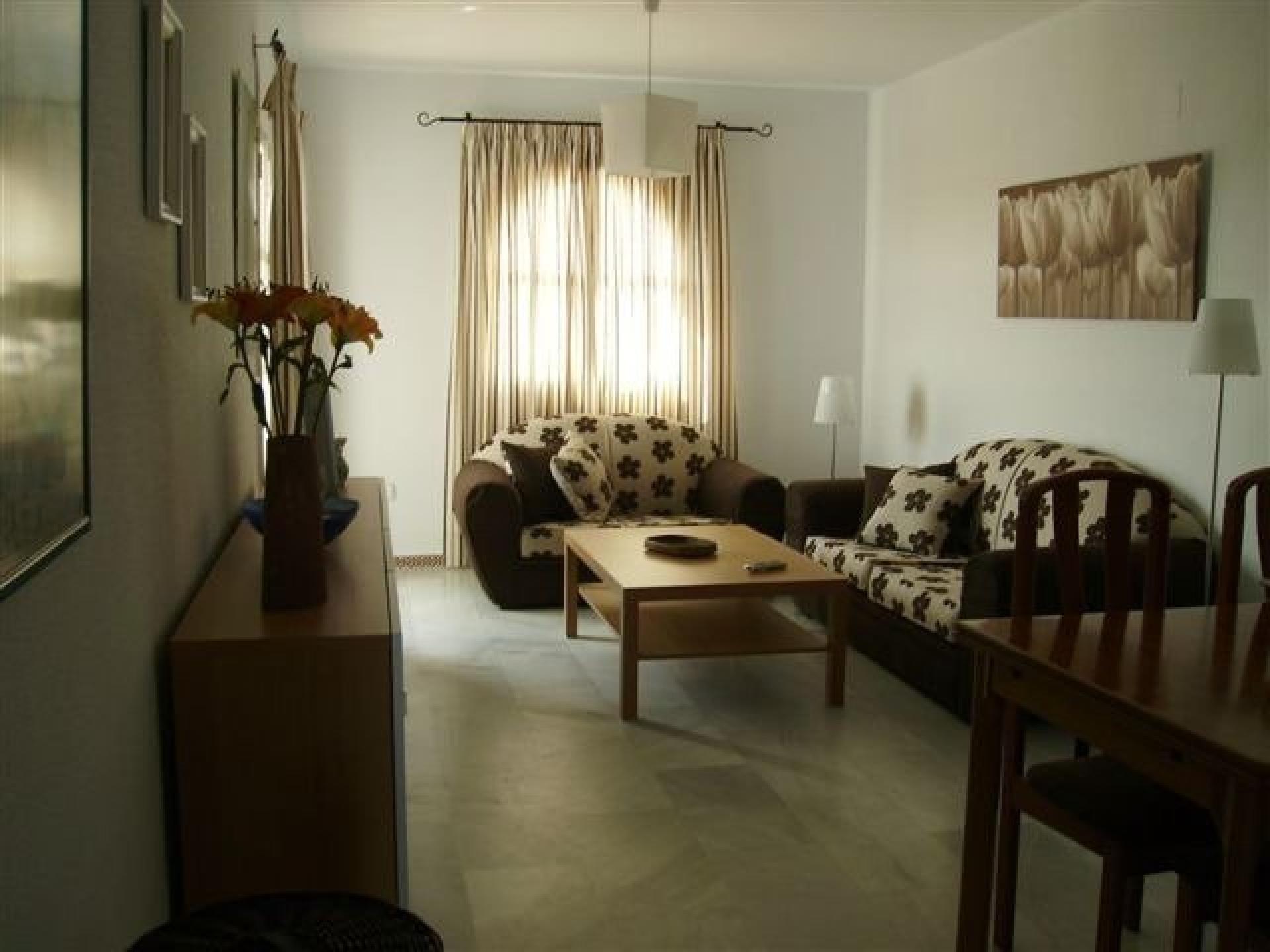 Sala d'estar de Apartament en venda en Chiclana de la Frontera amb Terrassa, Balcó i Piscina comunitària