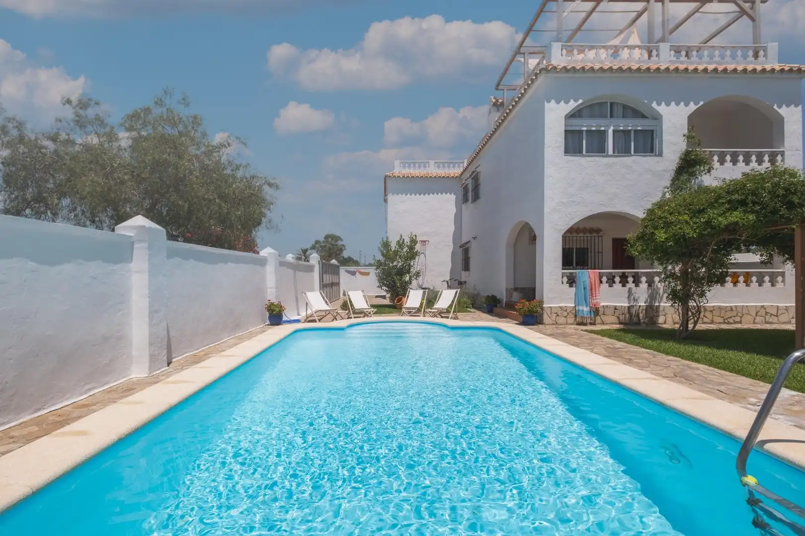 Swimming pool of Country homes for sale in Barbate  with Private garden, Terrace and Storage room