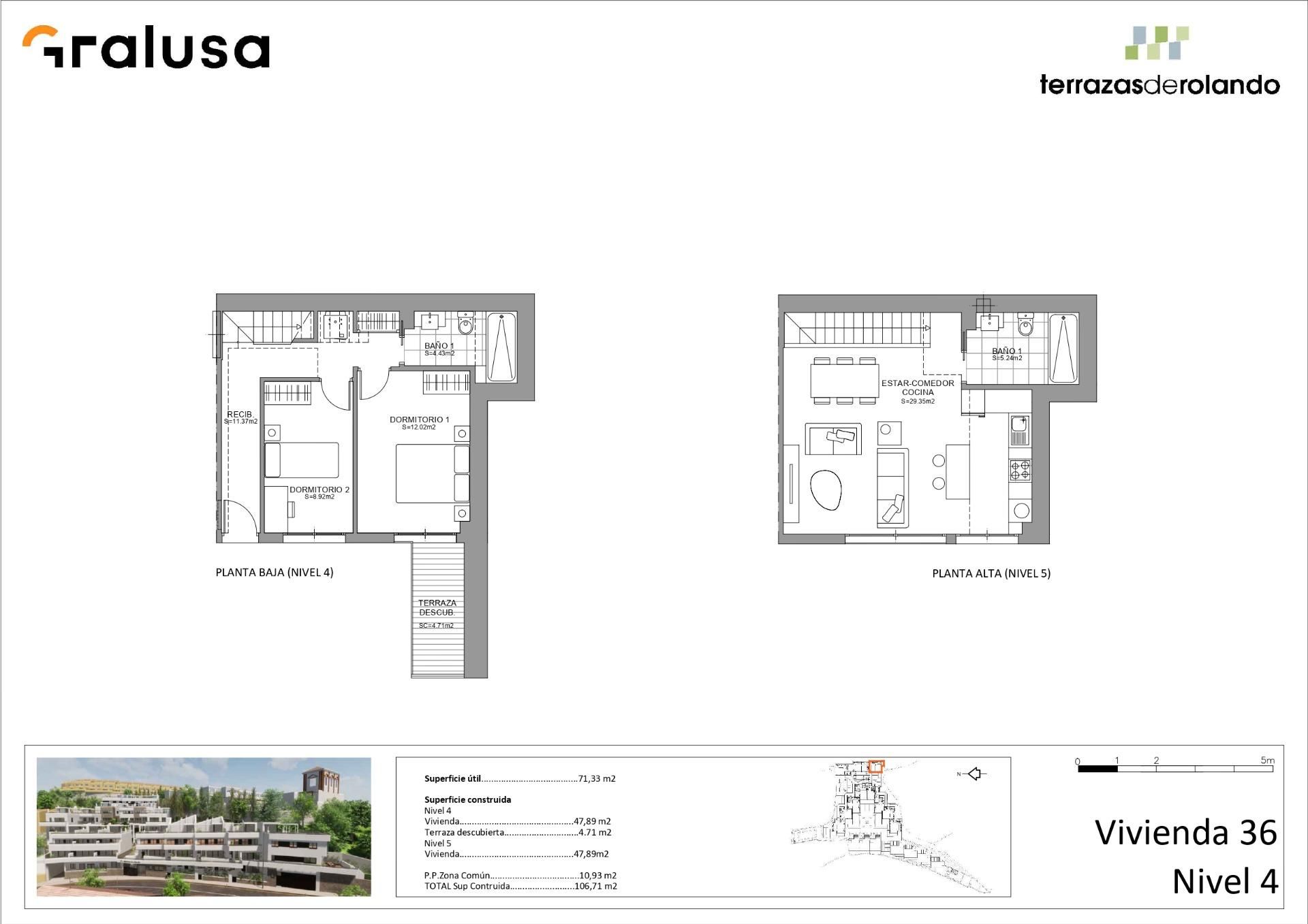Dúplex en venda en  Granada Capital amb Aire condicionat, Calefacció i Terrassa