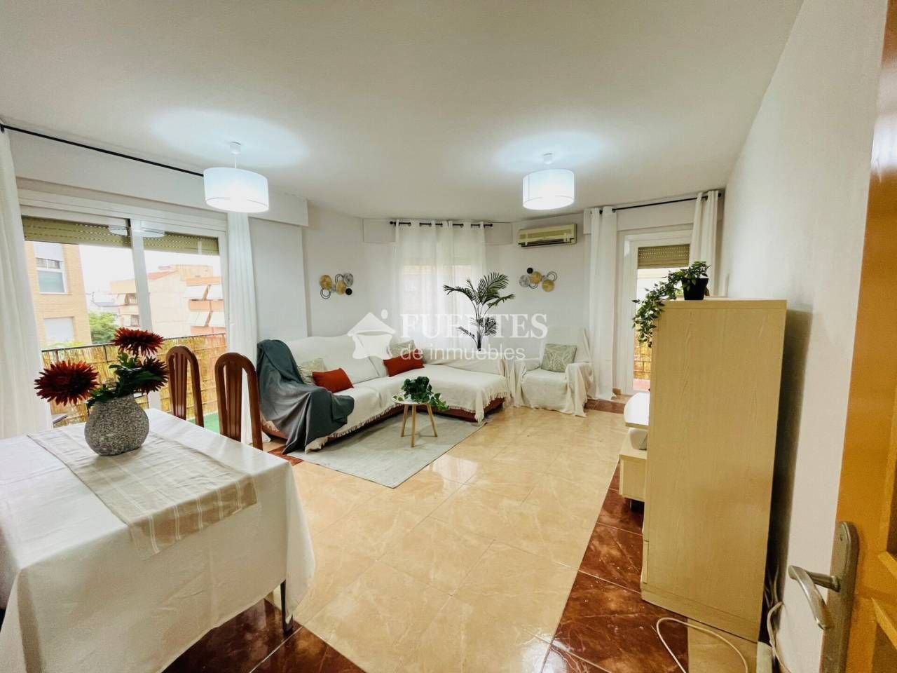 Living room of Flat for sale in San Vicente del Raspeig / Sant Vicent del Raspeig  with Air Conditioner, Terrace and Storage room