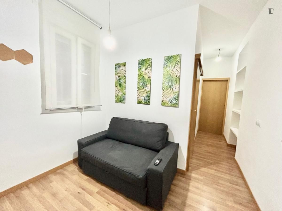 Living room of Apartment to rent in  Madrid Capital  with Furnished, Washing machine and Internet
