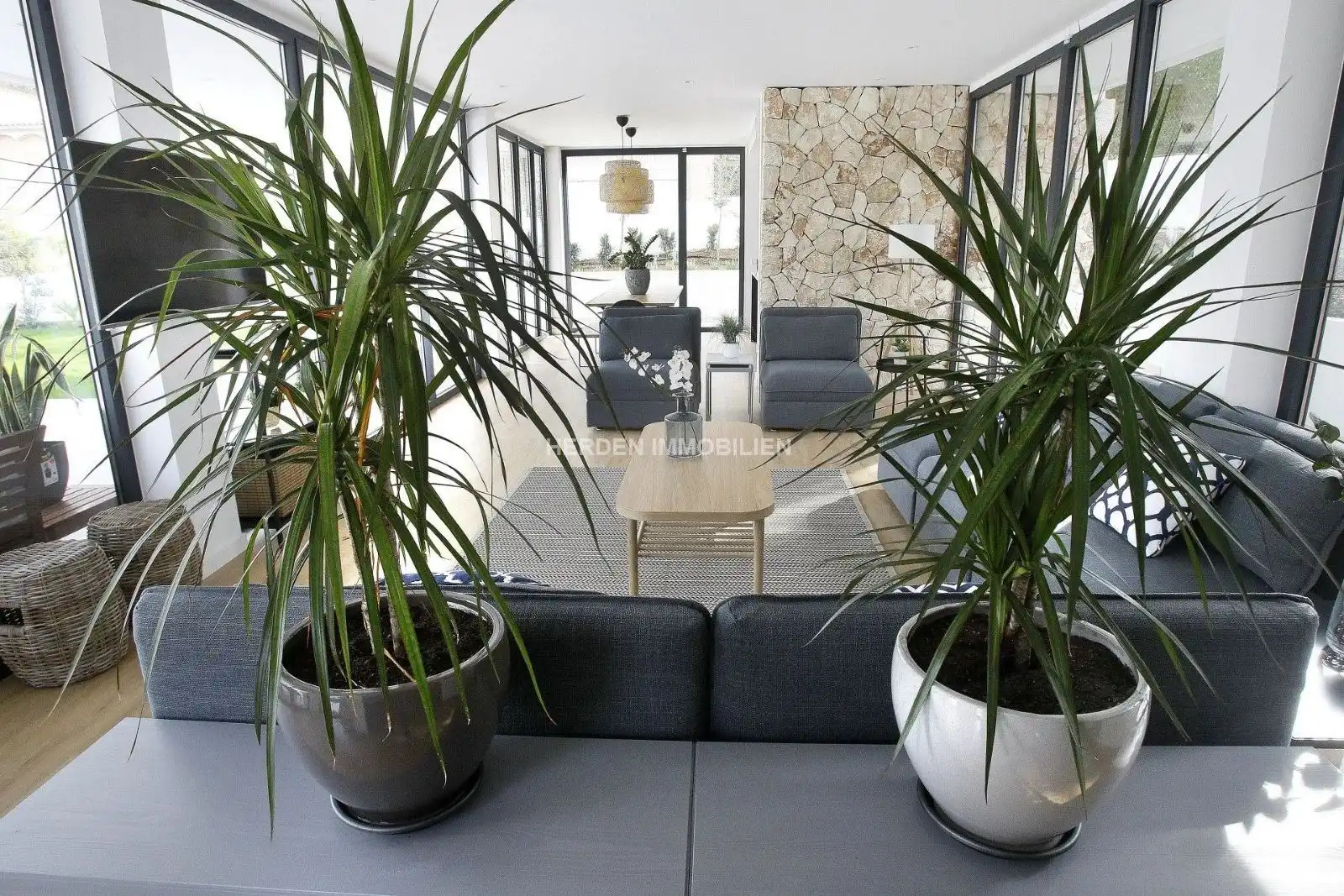 Sala d'estar de Casa o xalet de lloguer en Calvià amb Aire condicionat, Calefacció i Terrassa