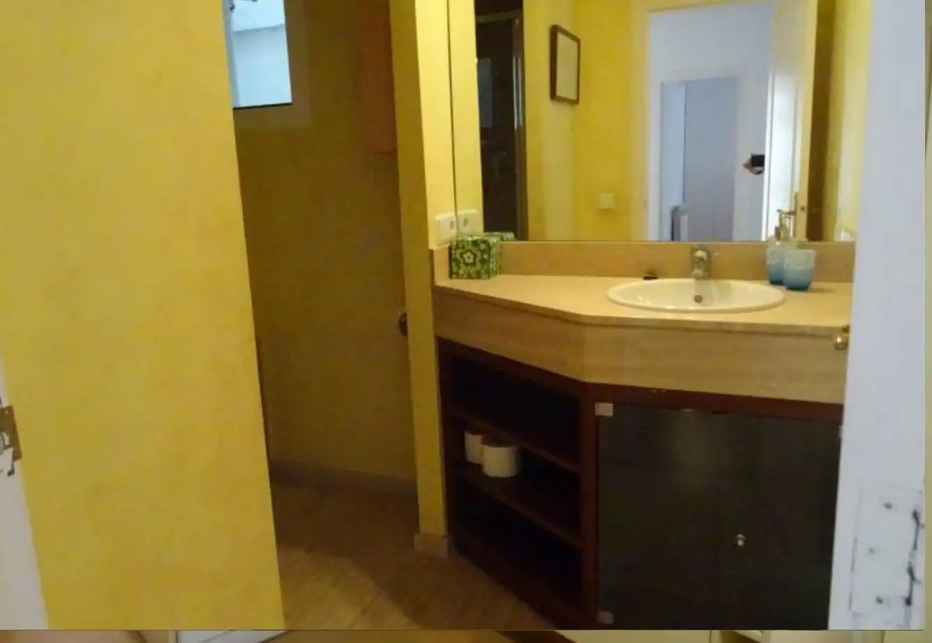 Bathroom of Flat for rent in  Palma de Mallorca  with Air Conditioner, Parquet flooring and Balcony