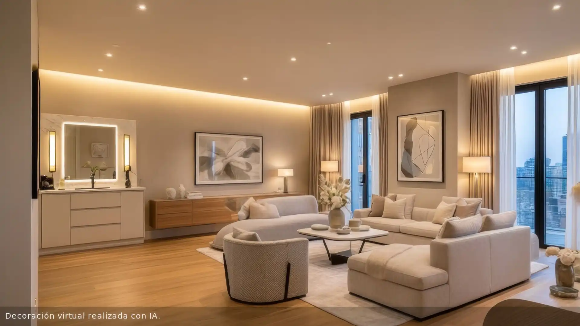 Sala de estar de Casa o chalet en venta en Alhaurín de la Torre con Jardín privado y Terraza