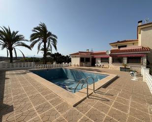 Swimming pool of House or chalet for sale in Alicante / Alacant  with Heating, Private garden and Parquet flooring