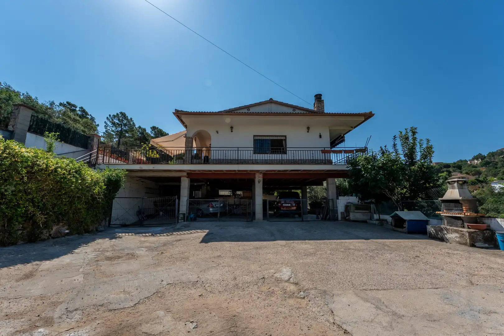 Vista exterior de Casa o xalet en venda en Maçanet de la Selva amb Calefacció, Jardí privat i Terrassa