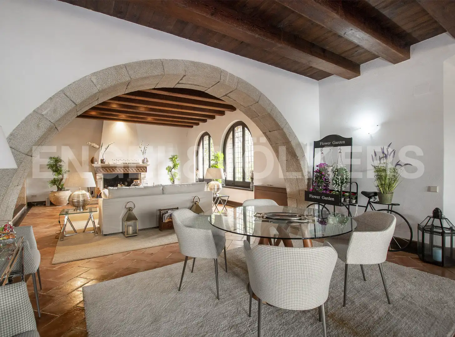Living room of Houses for sale in Castelldefels  with Air Conditioner, Heating and Private garden