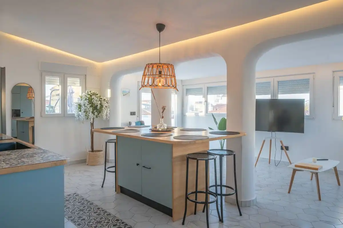 Kitchen of Houses for sale in Oliva  with Air Conditioner, Heating and Private garden