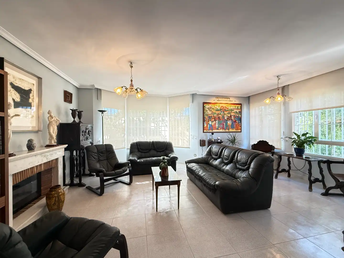 Living room of Houses for sale in Griñón  with Air Conditioner, Heating and Private garden