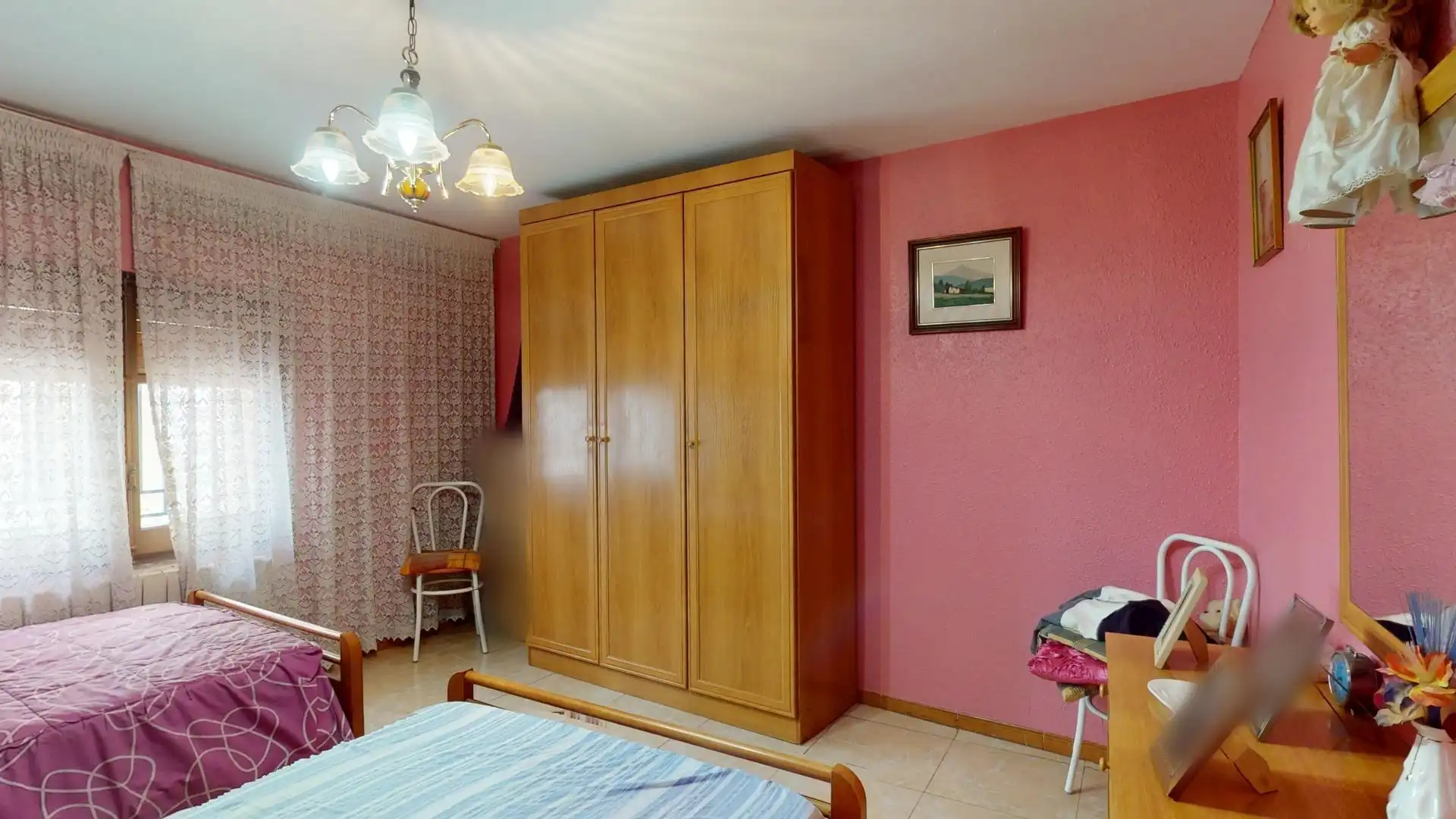 Habitación de Finca rústica en venta en Lumpiaque con Calefacción, Terraza y Amueblado