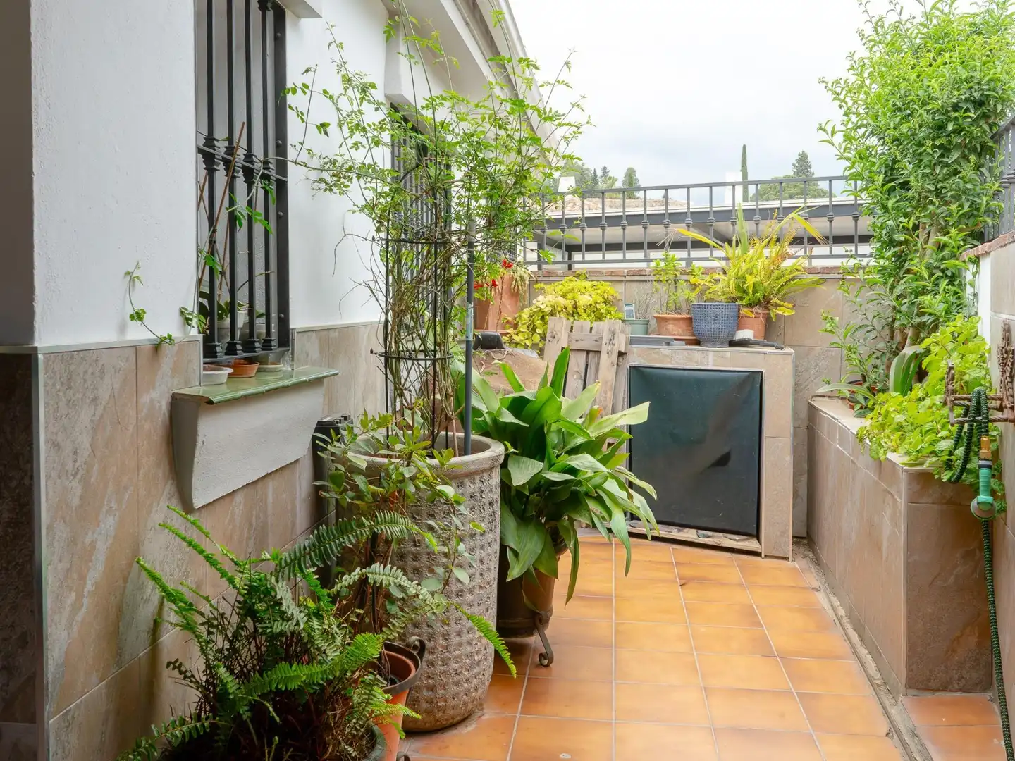 Balcony of Detached homes for sale in Mijas  with Air Conditioner, Heating and Private garden