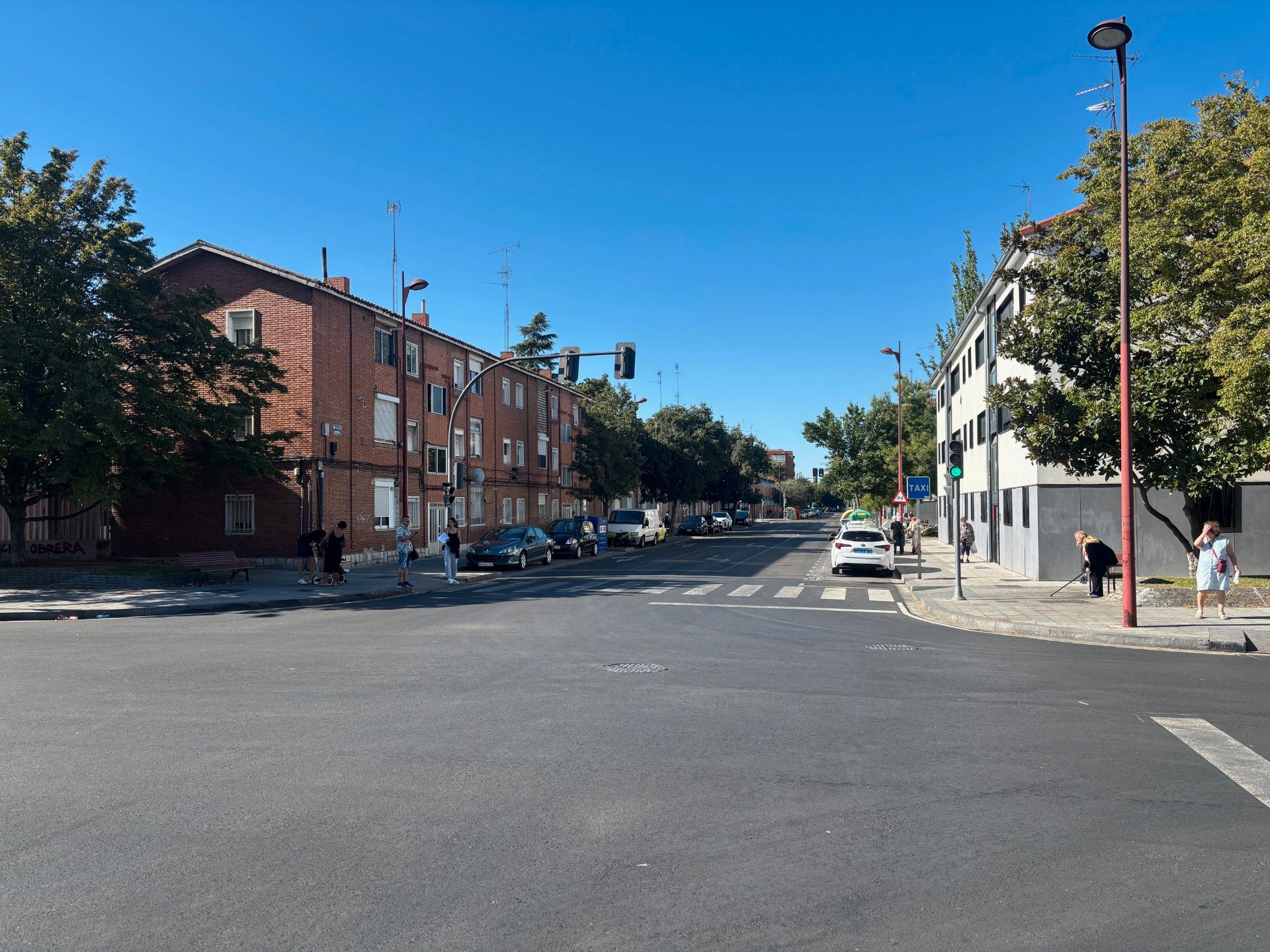 Vista exterior de Pis en venda en Valladolid Capital amb Calefacció, Moblat i Alarma