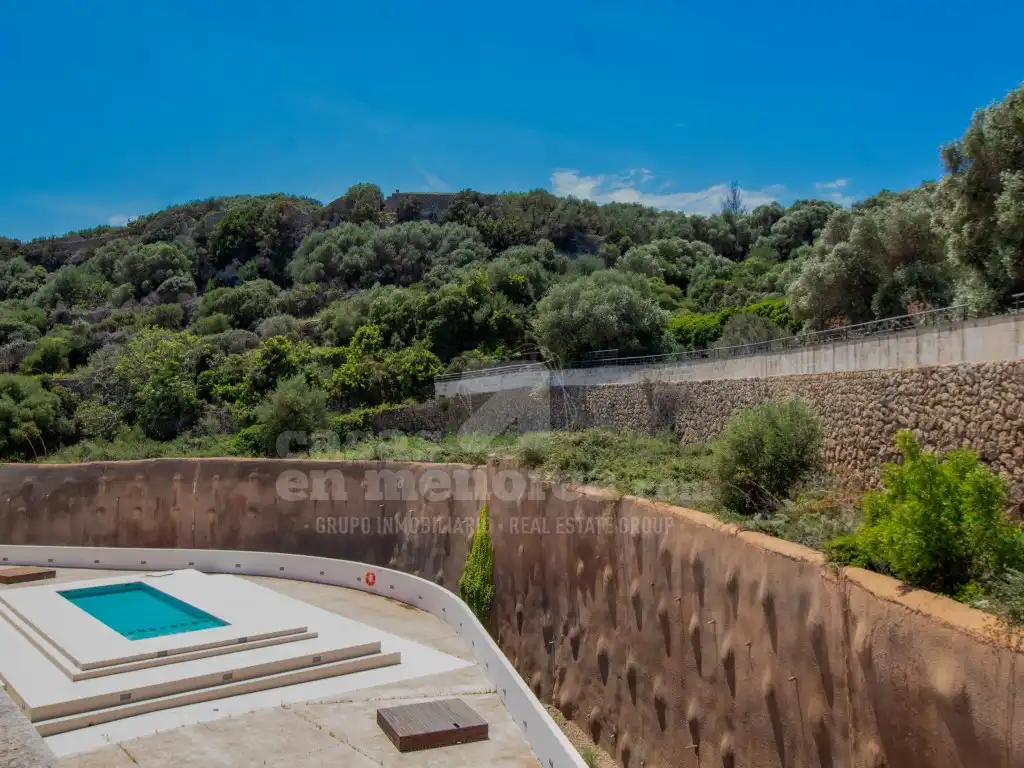Exterior view of Flat for sale in Maó - Mahón  with Air Conditioner, Swimming Pool and Community pool