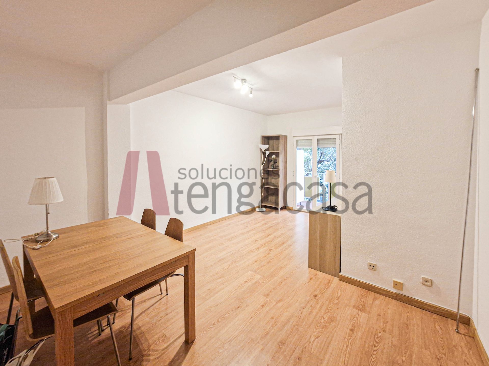 Sala d'estar de Pis de lloguer en  Madrid Capital amb Aire condicionat, Calefacció i Terrassa