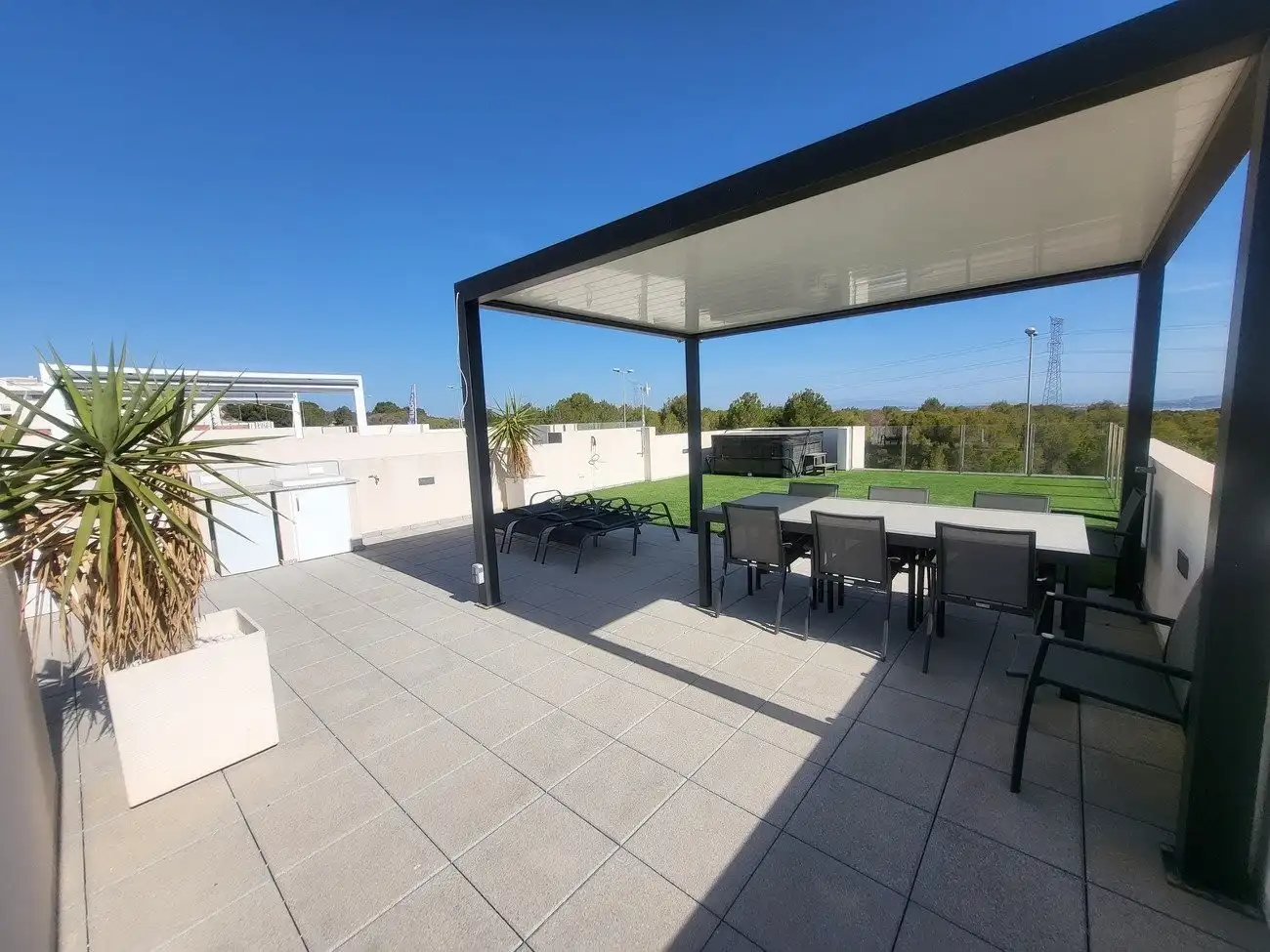 Terrassa de Casa o xalet en venda en Orihuela amb Calefacció, Jardí privat i Piscina