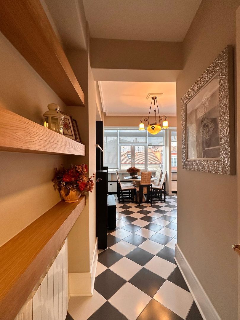 Dining room of Flat to rent in Santiago de Compostela   with Heating and Furnished