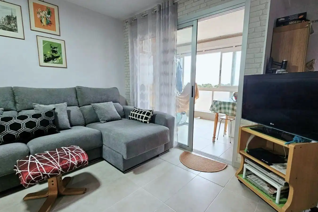 Sala d'estar de Àtic en venda en Torrevieja amb Aire condicionat, Calefacció i Moblat