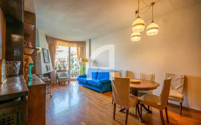 Living room of Flat for sale in  Barcelona Capital  with Heating, Parquet flooring and Terrace