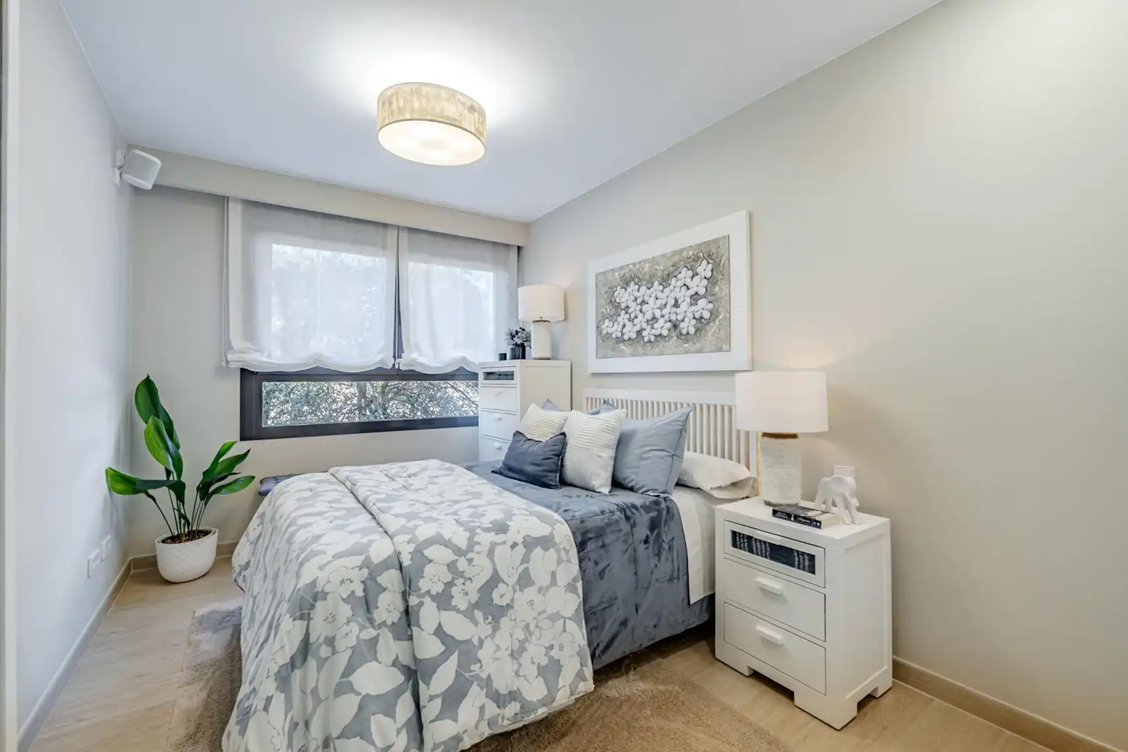 Schlafzimmer von Wohnung zum Verkauf in Boadilla del Monte mit Klimaanlage, Heizung und Terrasse