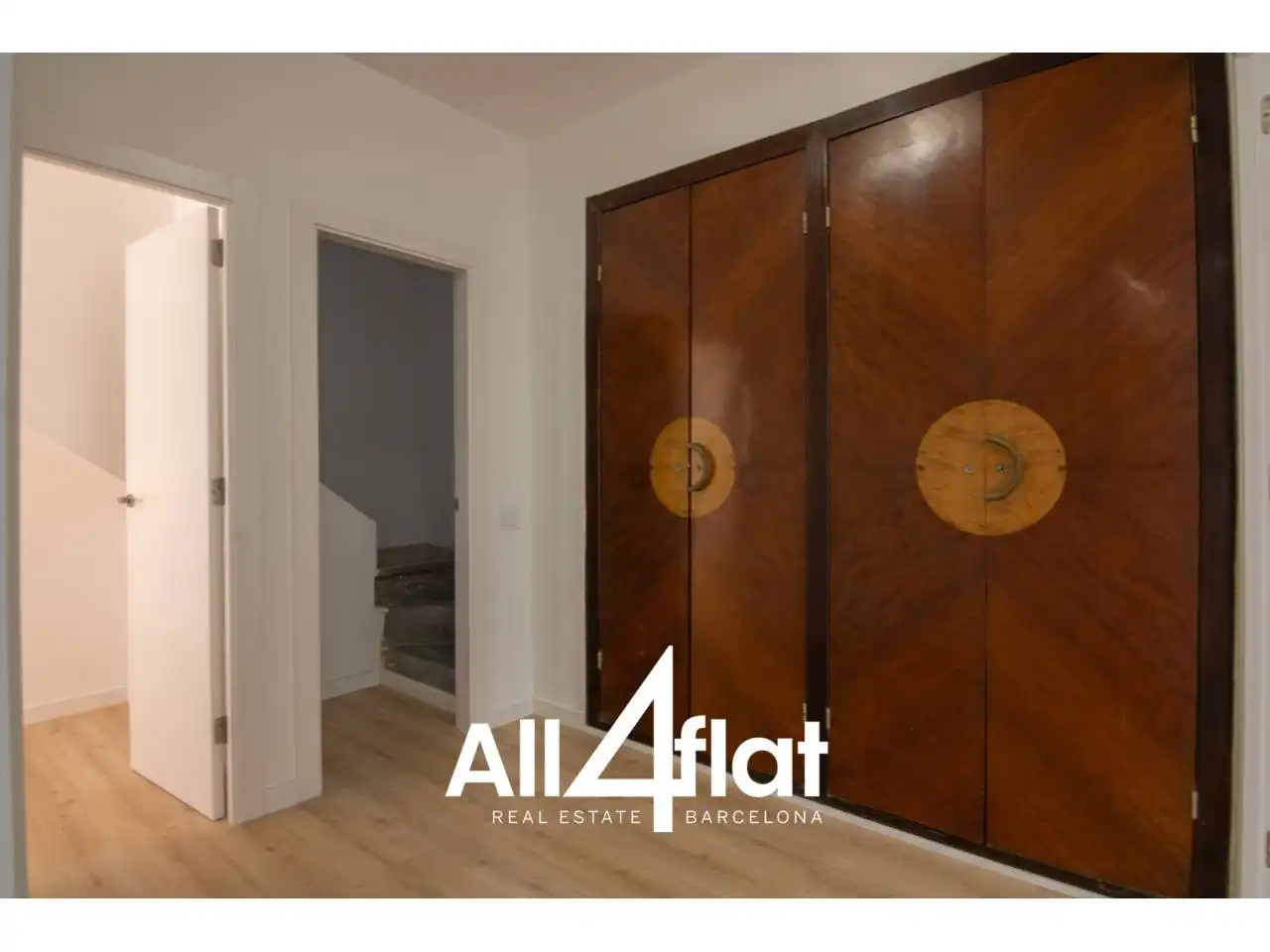Schlafzimmer von Maisonette zur Miete in Mataró mit Klimaanlage und Parkett